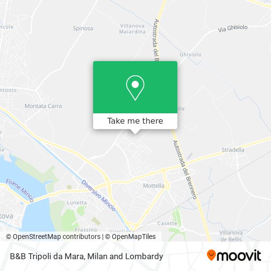 B&B Tripoli da Mara map