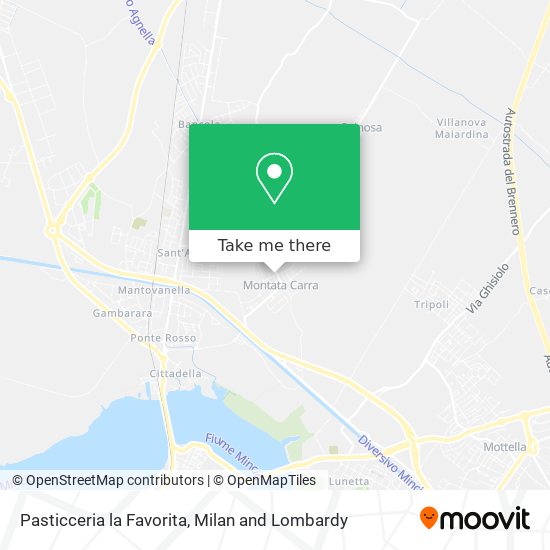 Pasticceria la Favorita map