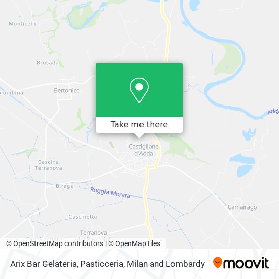 Arix Bar Gelateria, Pasticceria map