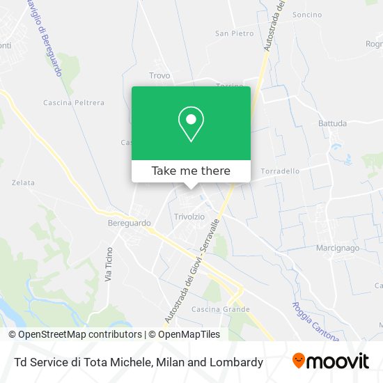 Td Service di Tota Michele map