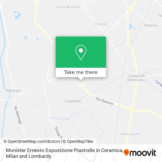 Monister Ernesto Esposizione Piastrelle in Ceramica map