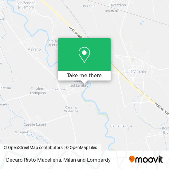 Decaro Risto Macelleria map
