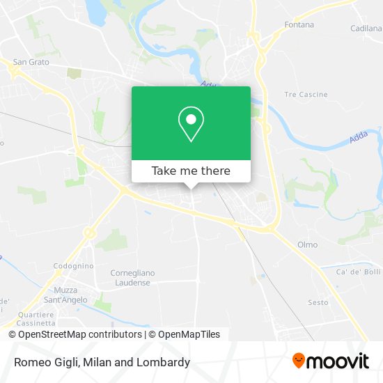 Romeo Gigli map