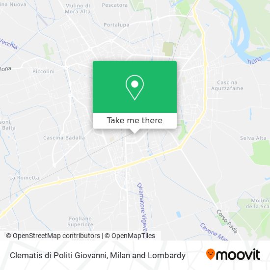 Clematis di Politi Giovanni map