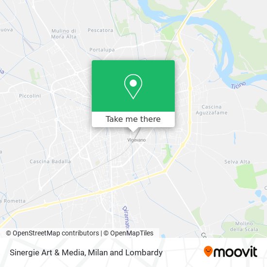 Sinergie Art & Media map