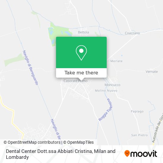 Dental Center Dott.ssa Abbiati Cristina map