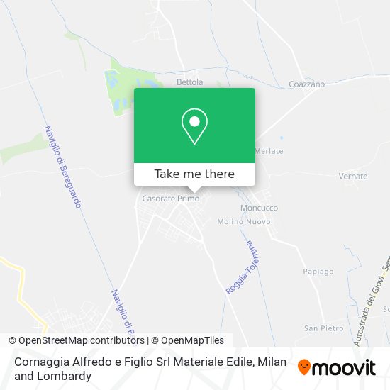 Cornaggia Alfredo e Figlio Srl Materiale Edile map