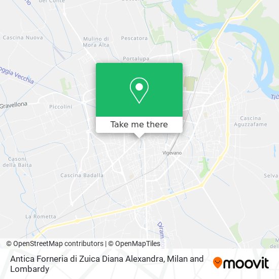 Antica Forneria di Zuica Diana Alexandra map