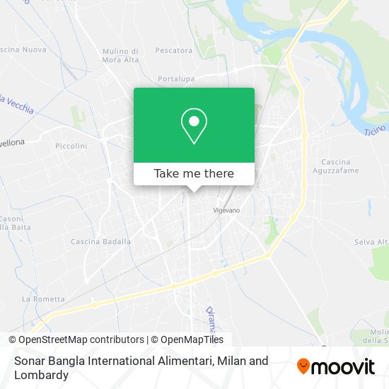 Sonar Bangla International Alimentari map