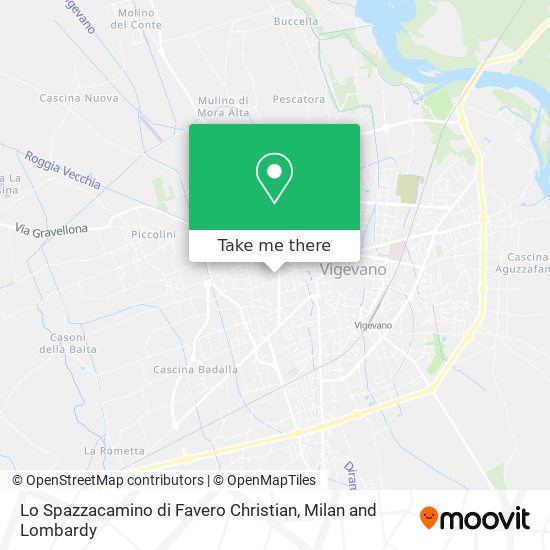 Lo Spazzacamino di Favero Christian map