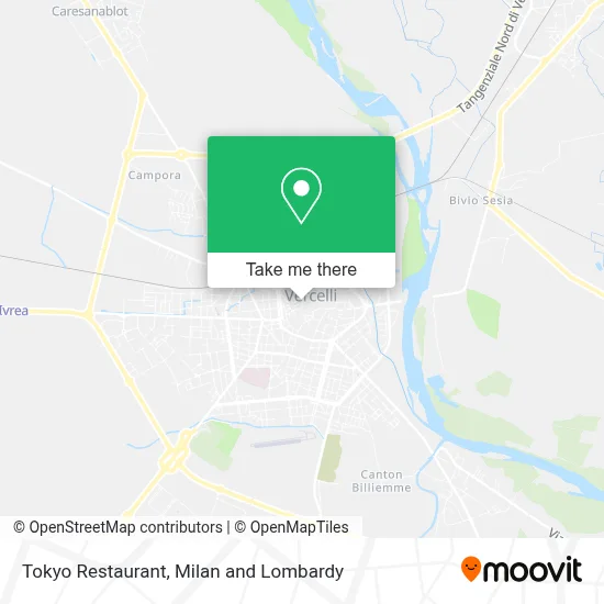 Tokyo Restaurant map