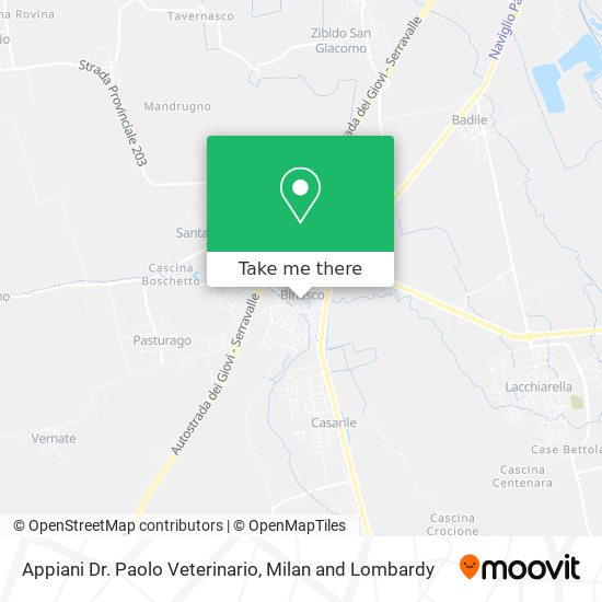 Appiani Dr. Paolo Veterinario map