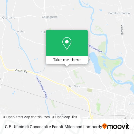 G.F. Ufficio di Ganassali e Fasoli map