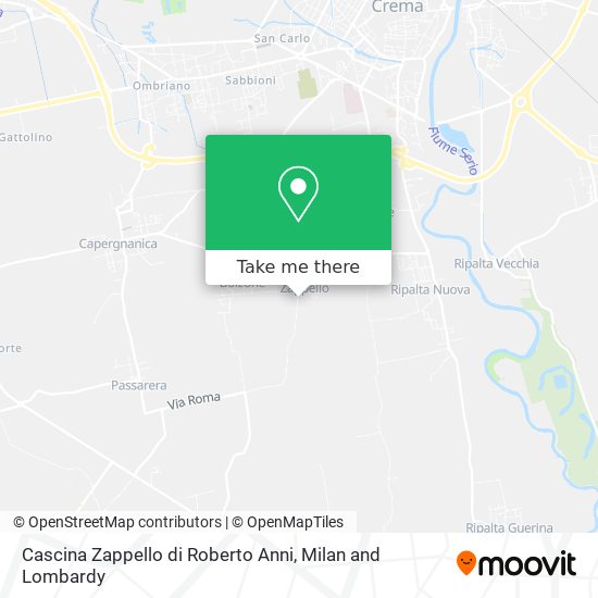 Cascina Zappello di Roberto Anni map