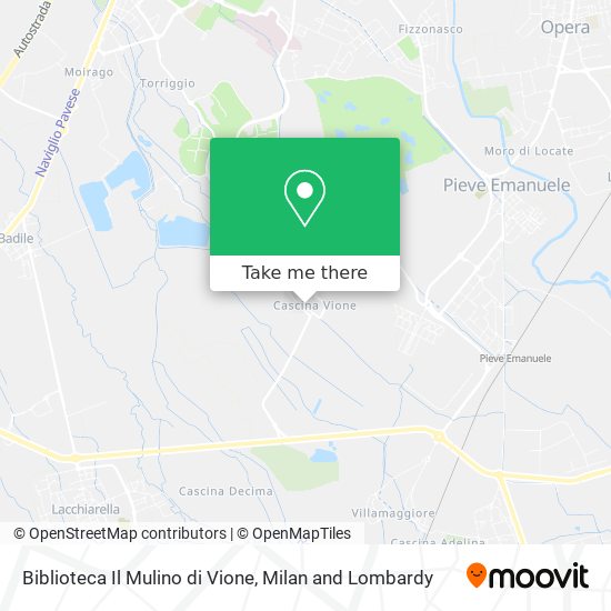 Biblioteca Il Mulino di Vione map