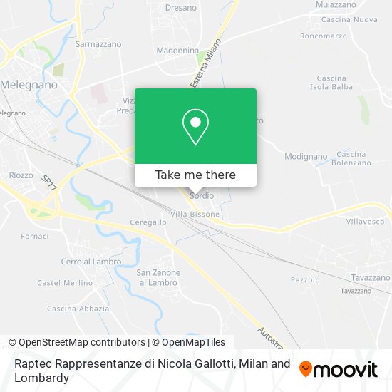 Raptec Rappresentanze di Nicola Gallotti map