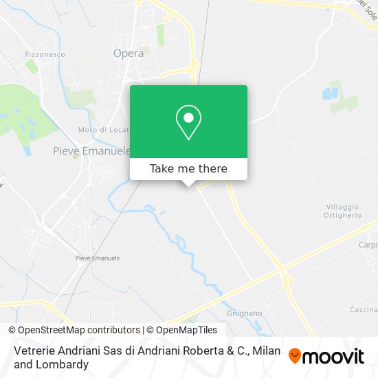 Vetrerie Andriani Sas di Andriani Roberta & C. map