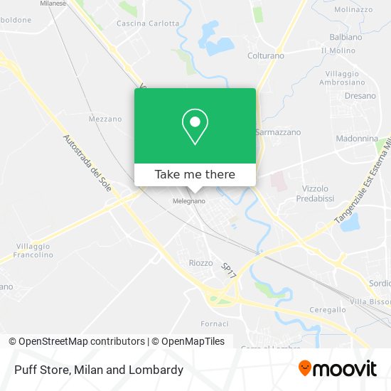 Puff Store map