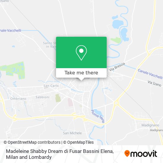 Madeleine Shabby Dream di Fusar Bassini Elena map