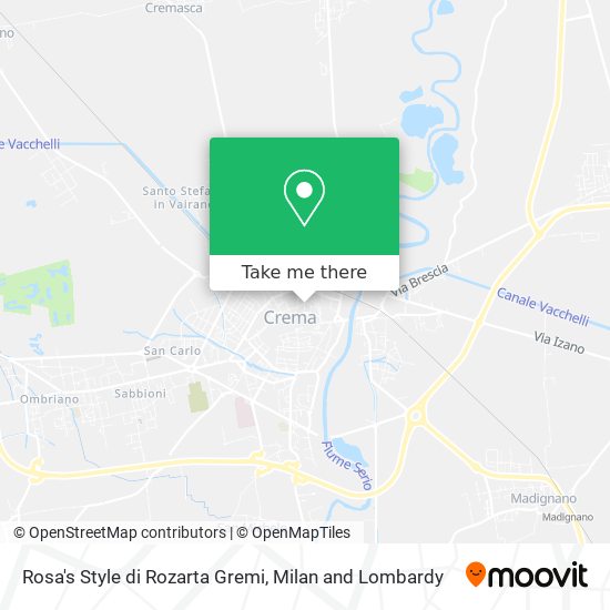 Rosa's Style di Rozarta Gremi map