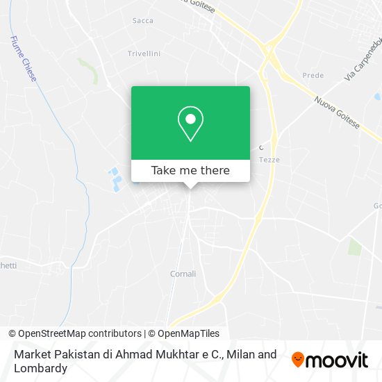Market Pakistan di Ahmad Mukhtar e C. map