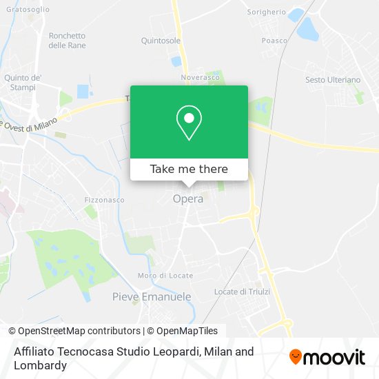 Affiliato Tecnocasa Studio Leopardi map