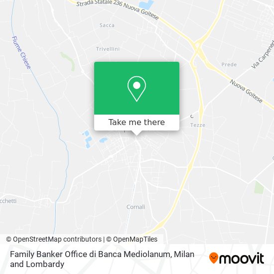 Family Banker Office di Banca Mediolanum map