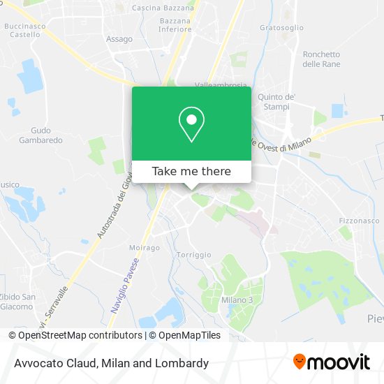 Avvocato Claud map