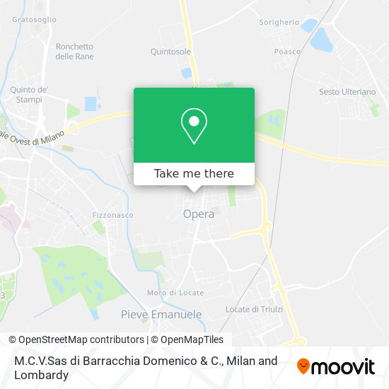 M.C.V.Sas di Barracchia Domenico & C. map
