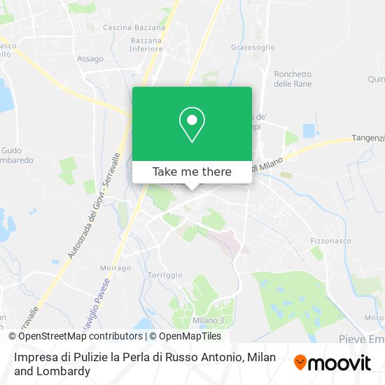 Impresa di Pulizie la Perla di Russo Antonio map