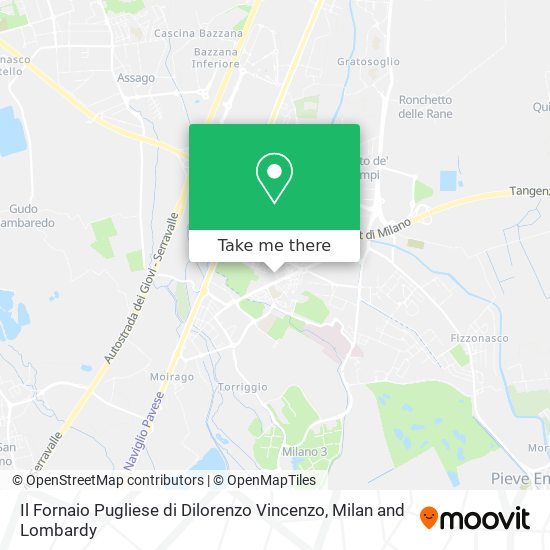 Il Fornaio Pugliese di Dilorenzo Vincenzo map