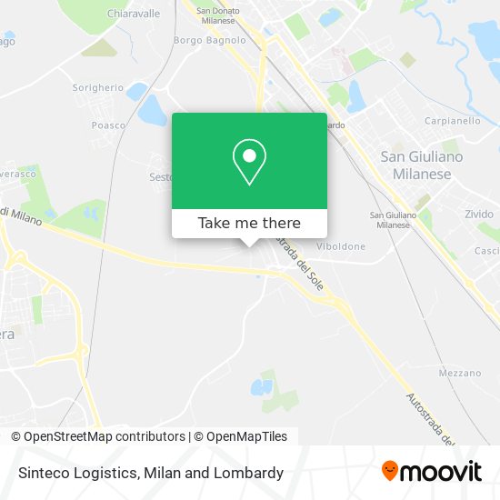 Sinteco Logistics map