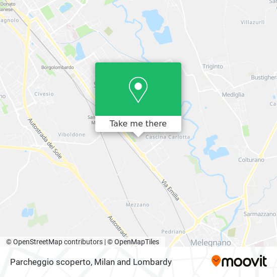 Parcheggio scoperto map