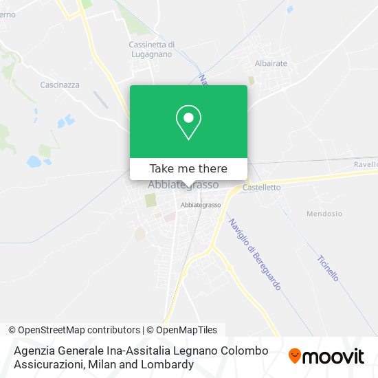 Agenzia Generale Ina-Assitalia Legnano Colombo Assicurazioni map