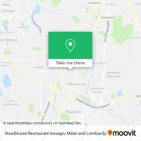 Roadhouse Restaurant Assago map