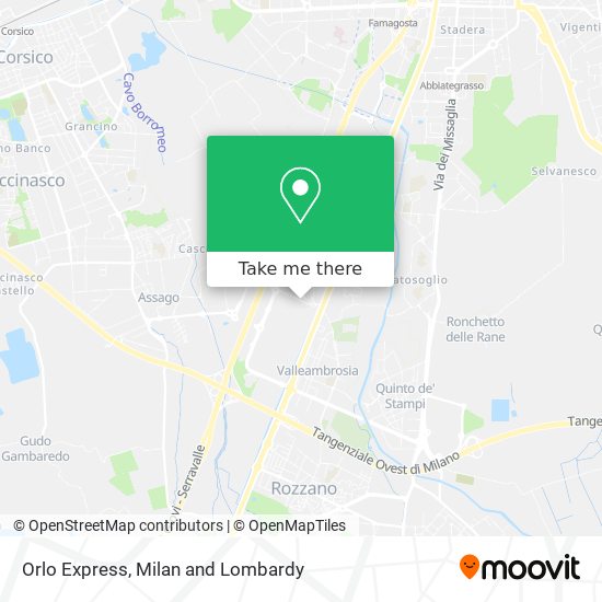 Orlo Express map