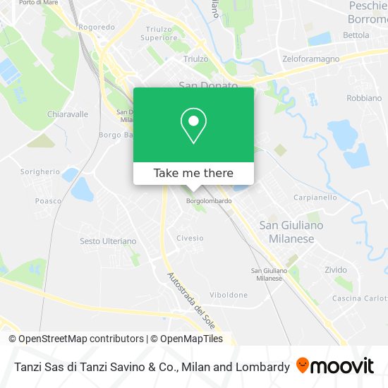 Tanzi Sas di Tanzi Savino & Co. map
