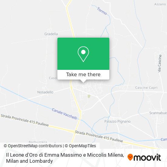 Il Leone d'Oro di Emma Massimo e Miccolis Milena map