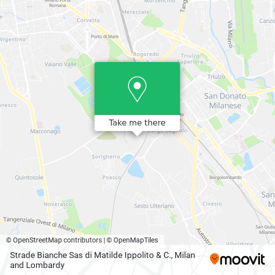 Strade Bianche Sas di Matilde Ippolito & C. map