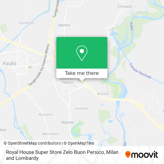 Royal House Super Store Zelo Buon Persico map