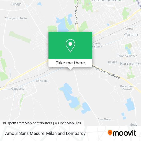Amour Sans Mesure map