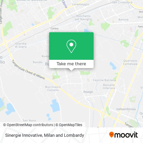 Sinergie Innovative map