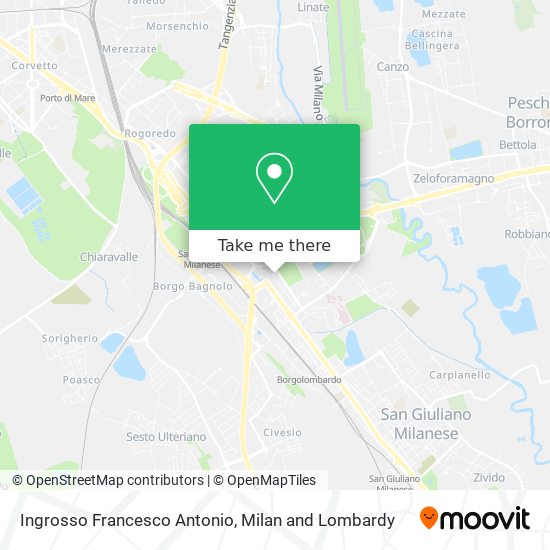 Ingrosso Francesco Antonio map