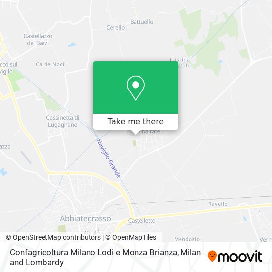 Confagricoltura Milano Lodi e Monza Brianza map
