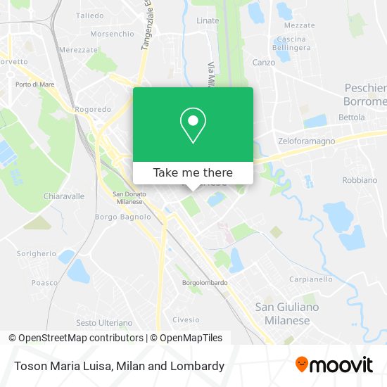 Toson Maria Luisa map