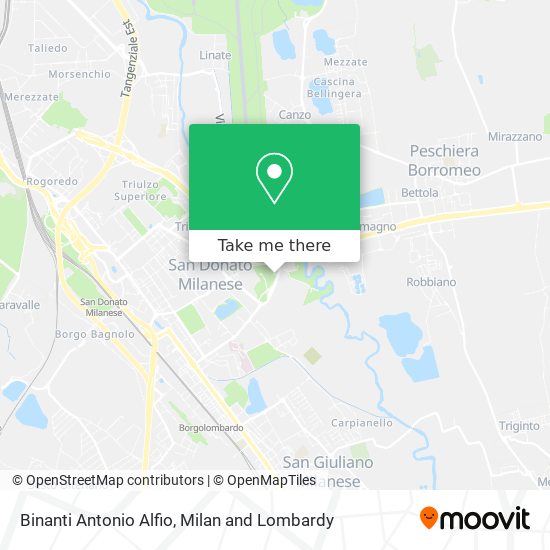 Binanti Antonio Alfio map