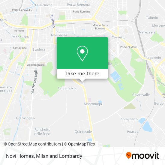 Novi Homes map