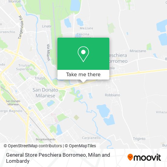 General Store Peschiera Borromeo map