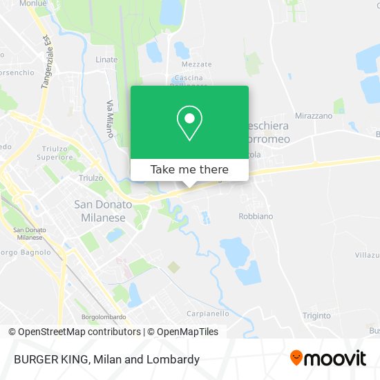 BURGER KING map