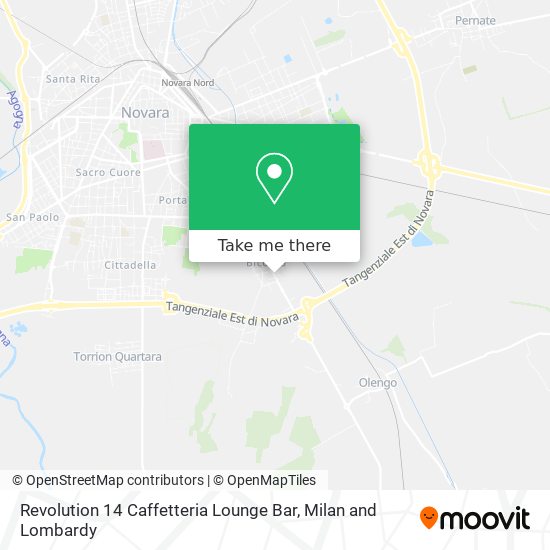Revolution 14 Caffetteria Lounge Bar map
